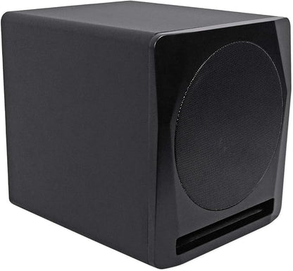 Rockville APM10B Active Studio Subwoofer in Black, MDF Wood, RCA/XLR/Optical - Image 4