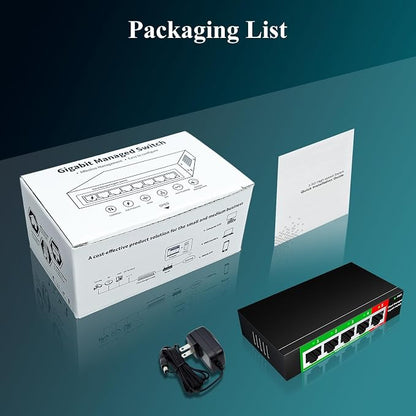 STEAMEMO 5-Port Gigabit Ethernet Switch | Smart Managed - Image 8