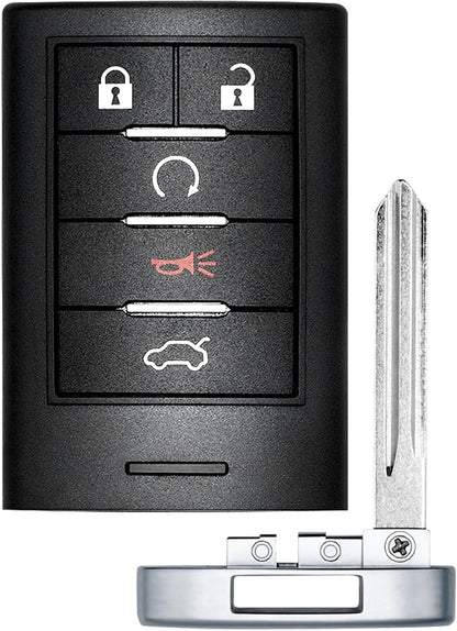Vurkcy Key Fob Replacement for 2008-2015 CTS/ 08-11 STS Car Keyless Entry by Vurkcy