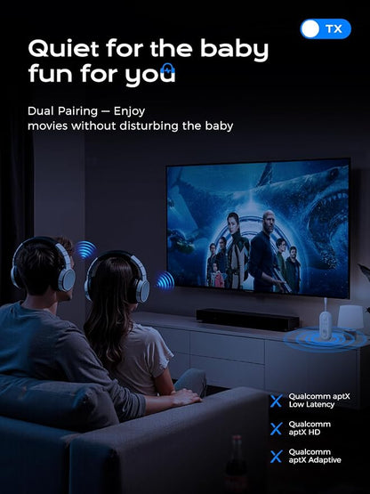 Upgraded Bluetooth 5.4 Transmitter Receiver, Airplane Bluetooth Adapter - Image 6