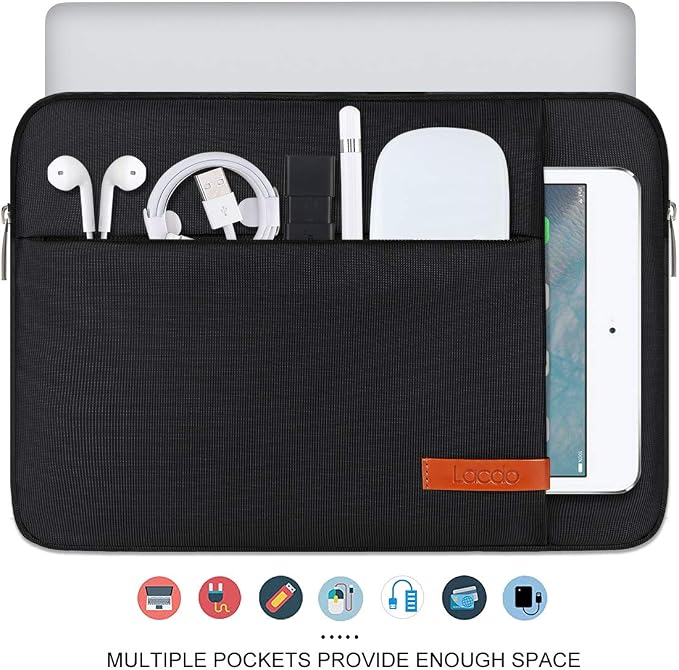 Lacdo Laptop Sleeve Case for 14 inch New MacBook Pro M4/M3/M2/M1 Chips Pro Max - Image 4