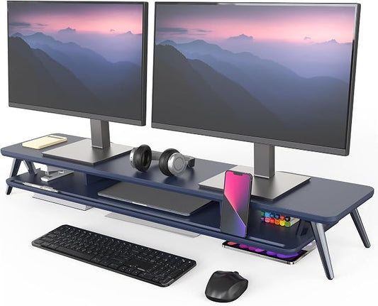 Fenge Dual Monitor Stand, Monitor Stands Riser by Fenge