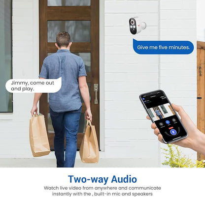 1080P Wireless Security Camera Outdoor, Battery Powered, AI Human Detection - Image 5