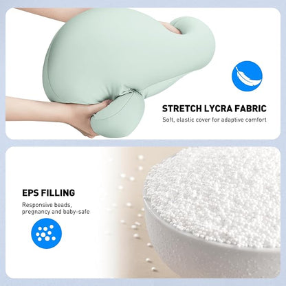 AboveTEK Tablet Pillow Stand for Bed, Hands-Free 360° Adjustable iPad Pillow - Image 9