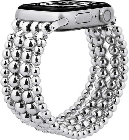 MOFREE Band Compatible with Apple Watch 38mm 40mm 41mm Beaded Bracelet Women by MOFREESpecialGiftsforHer