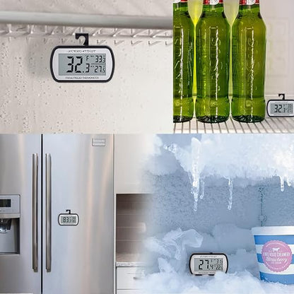 AEVETE Refrigerator Thermometer Digital Fridge Freezer Thermometer - Image 7