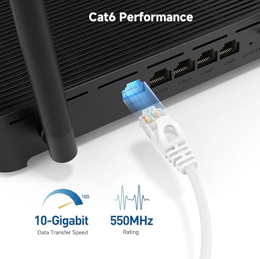 Cable Matters 10Gbps Snagless Cat 6 Ethernet Cable - 30ft - Image 3