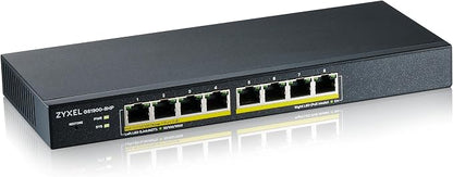 Zyxel 8 Port PoE Switch | Smart Managed | Gigabit Network Ethernet Switch | 8X by ZYXELNETWORKS