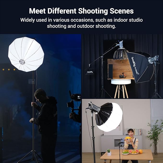 SmallRig Aluminum Light Stand 110"/9.2ft/280cm, Adjustable Photography - Image 7
