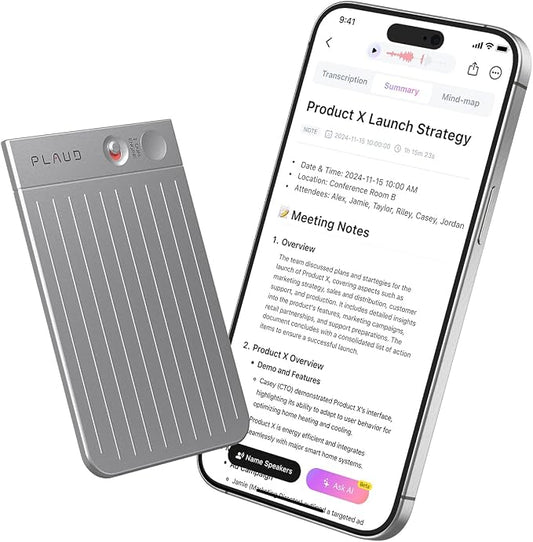 Plaud Note AI Voice Recorder Black by PlaudOfficial