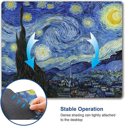 Mouse Pad, Premium-Textured Mouse Mat, Non-Slip Rubber Base Mousepad - Image 6