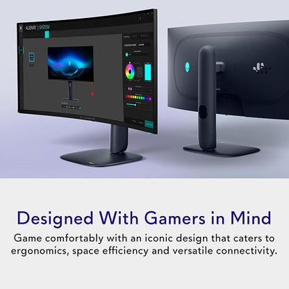 Alienware 34 240Hz QD-OLED Curved Gaming Monitor - Image 3
