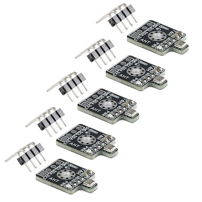 5Pcs AHT30 High-Precision Temp & Humidity Sensor, I2C Output, Anti-Interference by ECBuying
