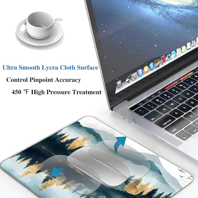 Aesthetics Misty Forest Mountain Mouse Pads - Image 5