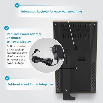 AcuRite Digital Vertical Weather Forecaster, Full Color - Image 3