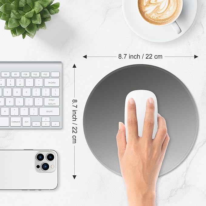 ITNRSIIET Mouse Pad Non-Slip Rubber Base Smooth Surface Stitched Edges - Image 3