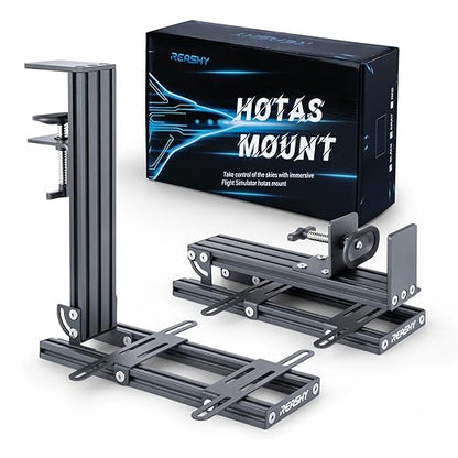 Reashy Hotas Mount, Joystick Mount, Aluminum Flight Stick Desk Mount by REASHY