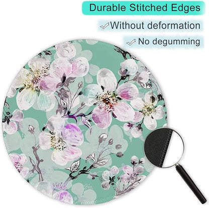 ITNRSIIET Round Mouse Pad with Stitched Edge Premium-Textured Waterproof - Image 5