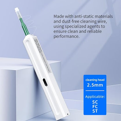 Fiber Cleaner - Fiber Tools for 2.5mm Fiber Optic connectors Cleaning Compatible - Image 4