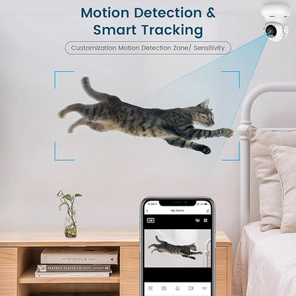 litokam Security Camera Indoor 2K, 360 Pan/Tilt Cameras - Image 4