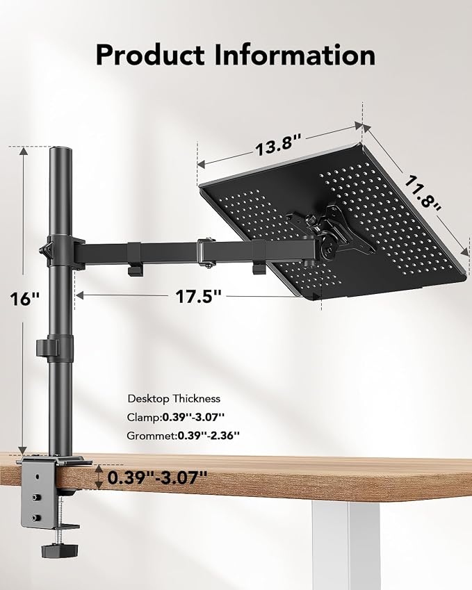 HUANUO Laptop Desk Mount - Image 7
