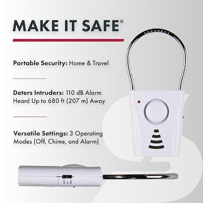 SABRE 110dB Door Handle Alarm | Extremely Loud Wireless Audible Up To 680 Ft - Image 2