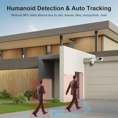 Plug-in Cameras for Home Security 4MP HD, Hosafe WiFi Security Cameras Wireless - Image 3