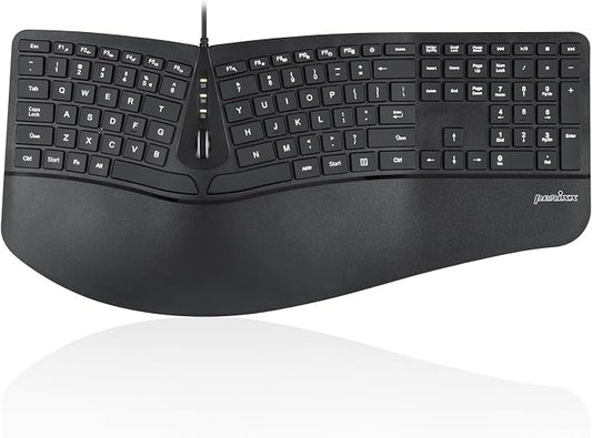Perixx PERIBOARD-330B, Wired Ergonomic Keyboard by PerixxComputerGmbH