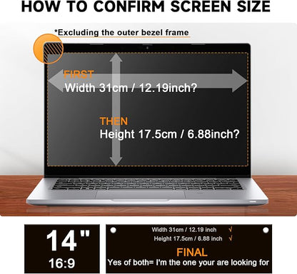 Mamol 14 Inch Laptop Privacy Screen - Image 5