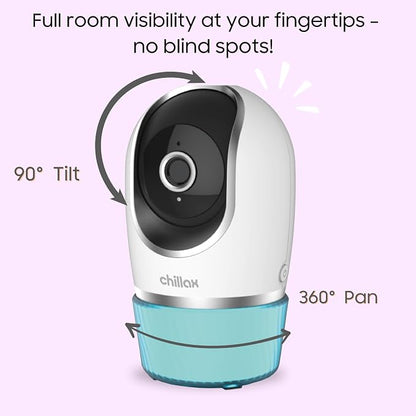 CHILLAX DM568 Video Baby Monitor – 2K QHD Baby Monitor - Image 5