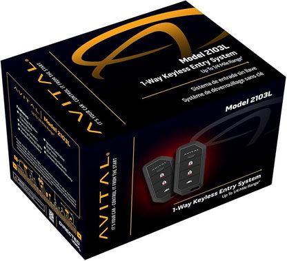 Avital 2103L Automotive Keyless Entry System - Image 3