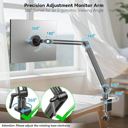 Strong Magnetic Portable Monitor Desk Clamp - 75mm VESA Mount 4.7" 15.6" 16" - Image 4