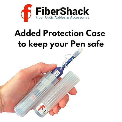 Fibershack - 1.25mm LC Fiber Cleaner Pen. 800+ Single Click Fiber Cleaner. - Image 2