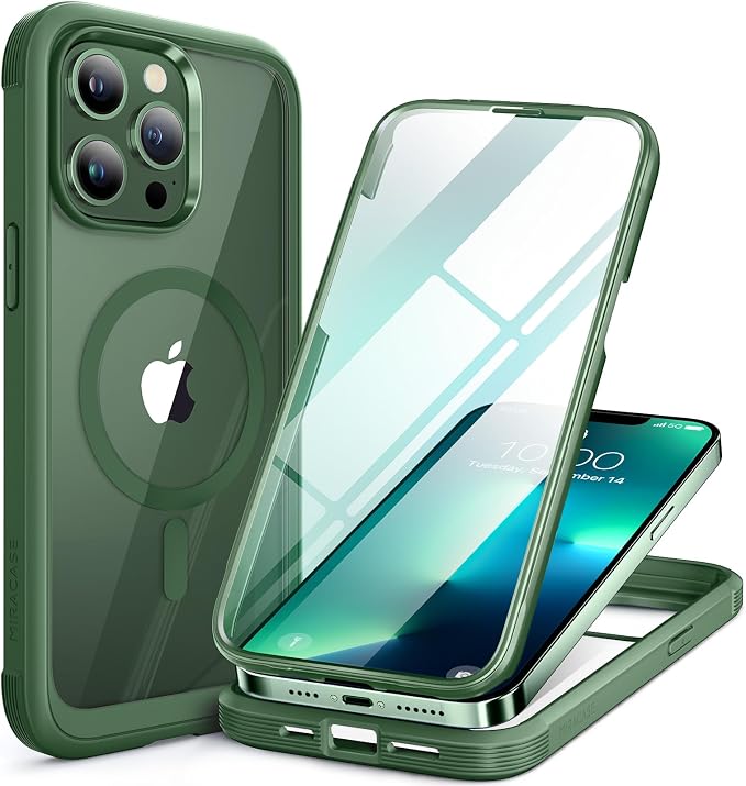 Miracase Magnetic Glass for iPhone 13 Pro Case, Compatible by Miracase