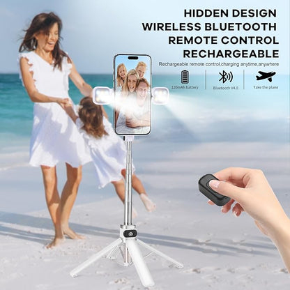 Mini Phone Tripod Stand, MQOUNY 38" Phone Tripod &Selfie Stick - Image 5