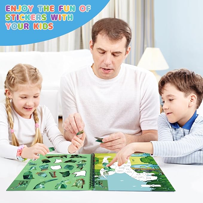 homicozy 3PCS Sticker Paint Books - Image 8