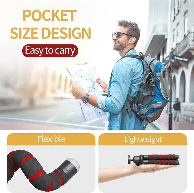 Sensyne Phone Tripod, Flexible Cell Phone Tripod - Image 6