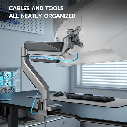 ARES WING Ultrawide Single Monitor Arm, Heavy Duty Monitor Mount - Image 6