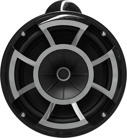 wet sounds Rev 8 Black V2 Revolution Series 8" Black Tower Speakers w/Silver - Image 7