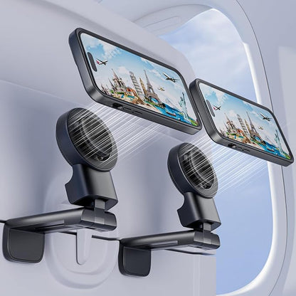 MiiKARE Travel Essentials Magnetic Airplane Phone Holder, Universal Handsfree by MiiKARE