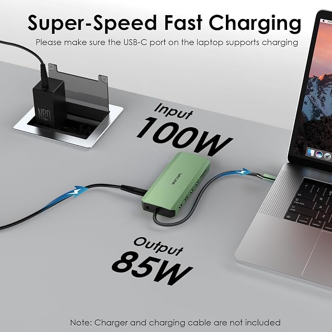 WAVLINK USB C Docking Station Dual Monitor, USB Type C Hub Triple Display - Image 6