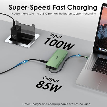 WAVLINK USB C Docking Station Dual Monitor, USB Type C Hub Triple Display - Image 6
