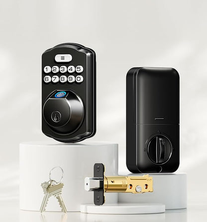 Veise KS02A Fingerprint Keyless Entry Door Lock, Auto Lock, Electronic Keypad - Image 14