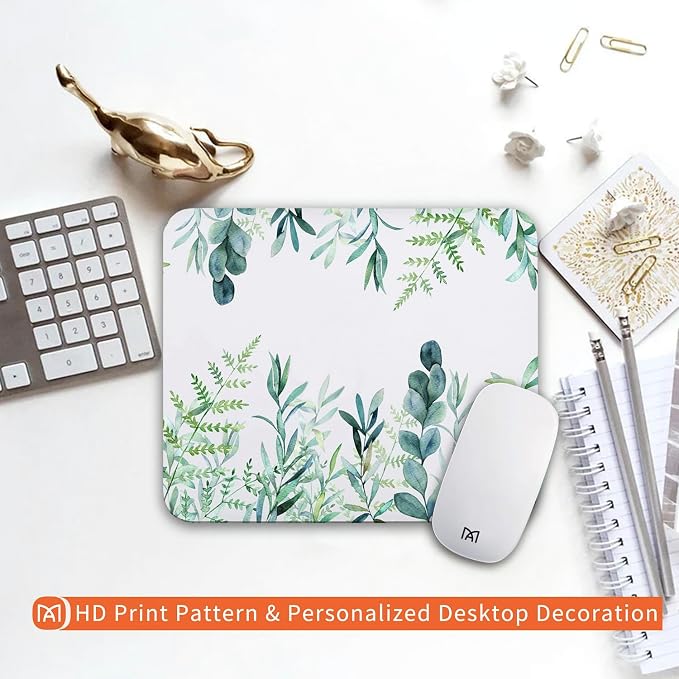 Square Mouse Pad Green Grass, Personalized Premium-Textured Custom Mouse Mat - Image 6