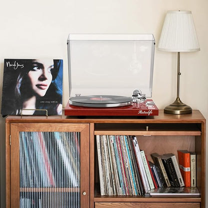 Record Player Turntables for Vinyl Record Belt-Drive Wireless Output - Image 8