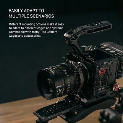 Tilta Xeno Top Handle for Filmmakers & Cameras-Titanium Gray | Aluminum Alloy - Image 6