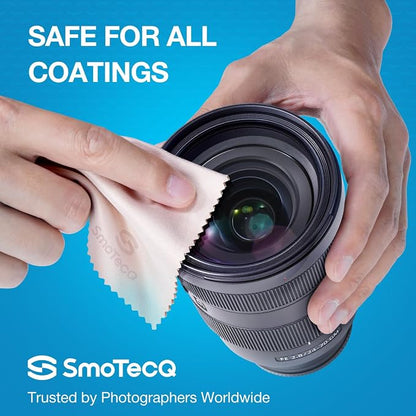 SmoTecQ 12 Pack Microfiber Lens Cleaning Cloths – Ultra-Soft, Scratch-Free - Image 3