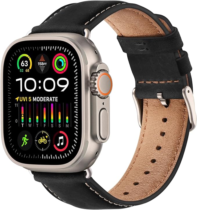 SUNFWR Leather Bands Compatible by SUNFWR