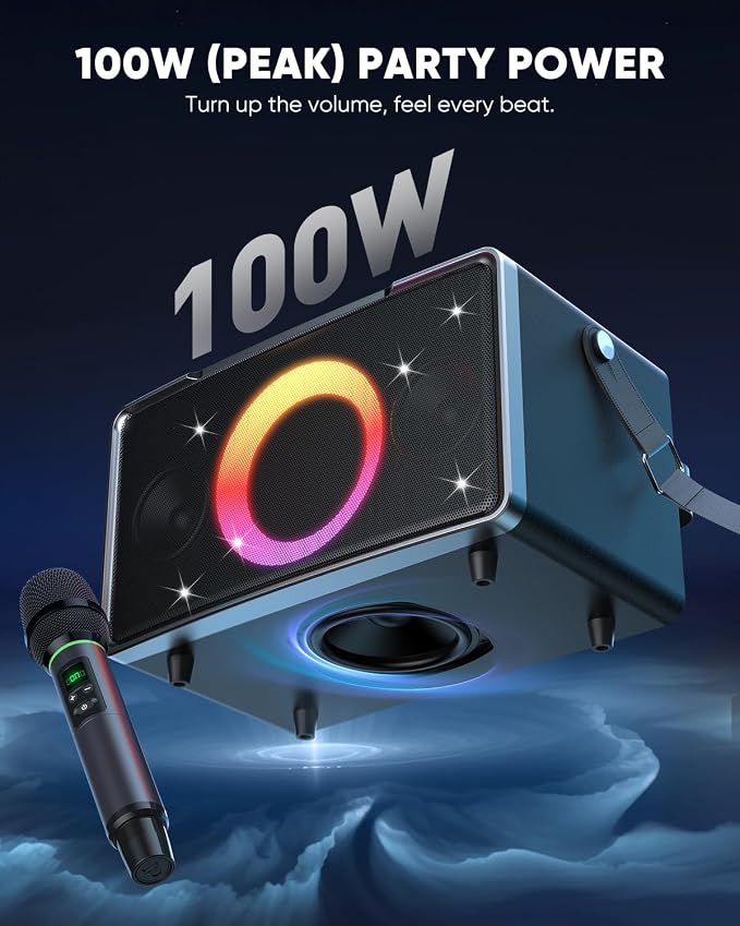 GFEEN Portable Bluetooth Speaker: 100W, 15H Playtime, Wireless Speakers - Image 2