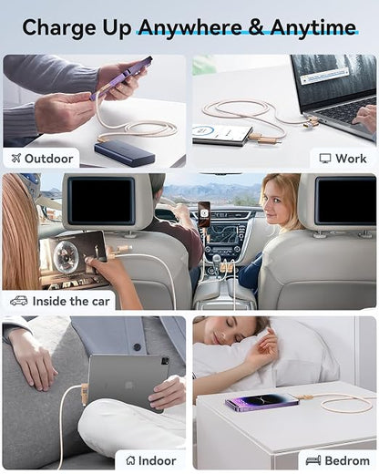 SHEZI 4-in-1 Compatible with USB C to Lightning Cable 60W Fast Charging &Data - Image 7